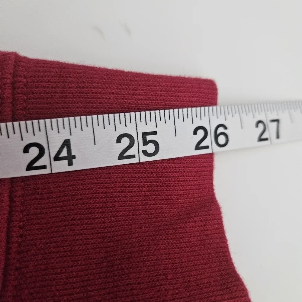 Polo Ralph Lauren Mens Red Estate Rib Quarter Zip‎ Pullover Sweater Sz XL